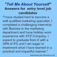 Tell Me About Yourself The Right Answer Job Interview Tips Job Interview Advice Interview Tips