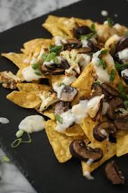 Healthy Nachos With Mushrooms Cauliflower Cheese Sauce Recipe Healthy Nachos Healthy Nacho Recipe Recipes