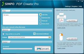 Simpo Pdf Creator Pro Is A Powerful Pdf Creator Which Provides Three Methods For Creating Pdf Document First Of All Cre The Creator Helping Others Converter