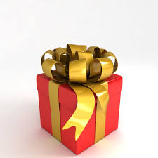 3d Model Present Xmas Christmas Gift Box Package Birthday Warping Cartoon Ribbons Bows Knot Holiday 3d Model Golden Presents Gifts 3d Model