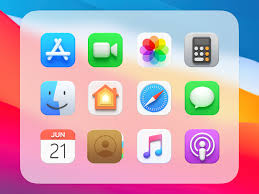 Macos Big Sur 3d Icons By Vikiiing For Vitality Studio On Dribbble Big Sur 3d Icons Flat Design Icons