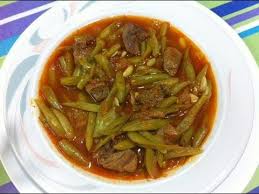 طريقة عمل الفاصوليا الخضراء باللحمه Green Beans Stew Egyptian Food Chaldean Recipe Cooking