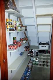 We also decided that at the same time we would also organize the small pantry in we installed the shelves on the back of the closet under the stairs first, and then we worked our way forward. Under Stairs Storage Ideas Storage Solutions Using Space Under Stairs Staircase Storage Closet Under Stairs Under Stairs Cupboard