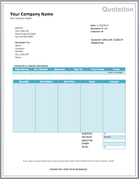 Computer Purchase Quote Template Quotation Format Quote Template Letter Template Word