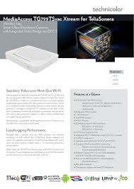 Mediaaccess Tg799tsvac Xtream For Teliasonera Manualzz