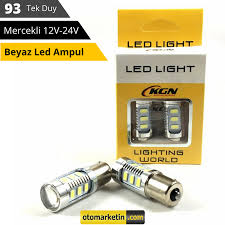 Kgn 93 Tip Mercekli Beyaz Led Ampul 12v 24v Uygun Fiyat Avantaji Ile Otomarketin Den Satin