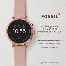 Le fabricant de montres américain. Achat Montre Connectee Fossil Q Venture Ftw6015