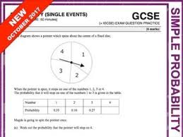Gcse 9 1 Exam Question Practice Single Event Probability This Or That Questions Gcse Maths Revision Probability