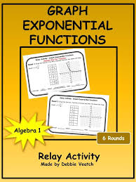 Great Practice Or Review Graphing Exponential Functions Includes Identifying The Y Intercept Domain And Ran Linear Equations Equations Exponential Functions