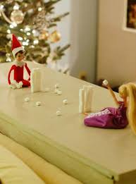 Are you following all of frugal coupon living's elf on the shelf ideas? Elf On A Shelf Marshmallow Snowball Fight Elf Elf On The Shelf Christmas Elf