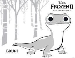 Free Printable Disney Frozen Bruni Coloring Page Mama Likes This Tired of buying coloring books that your child draws one mark on and is done?