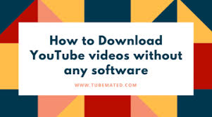 How To Download Youtube Video Without Software Youtube Videos Download Music From Youtube Video Downloader App