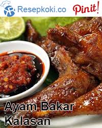 Resep Ayam Bakar Kalasan Resep Ayam Makanan Dan Minuman Resep Masakan