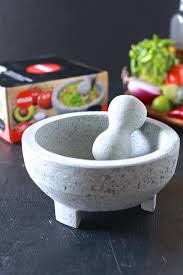 How To Season A Granite Mortar And Pestle Guacamole Recipe Mortar And Pestle Mortar Finger Food Appetizers