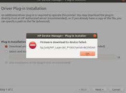 Drivers Hp P1005 Printer Installation Problem Modulenotfounderror No Module Named Cupsext Ask Ubuntu