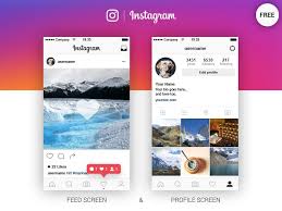 Instagram Feed Profile Screen Free Ai Instagram Mockup Free Instagram Instagram Profile Template