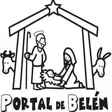 Portal De Belen Colorear