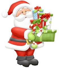 Pere Noel Avec Cadeaux Album De Noel Clipart Noel Noel