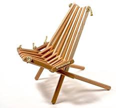 Ash Blend Pioneer Chair Patio Deck Dock Wood Folding Rope Chair Porch Chair Furniture Chic Sustaina Porch Chairs Patio Chairs Patio Deck