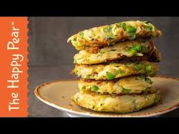 Summer Vegetable Fritters The Happy Pear Youtube Vegitarian Recipes Happy Pear Recipes Summer Vegetable