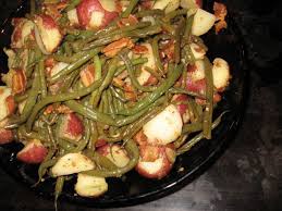New Potatoes Green Beans And Ham Recipe Food Com Recipe Green Beans Green Bean Recipes Green Beans With Bacon