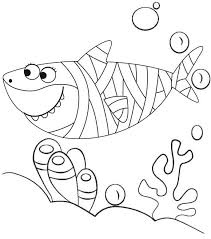12 Best Baby Shark Pinkfong Coloring Sheets For Children Coloring Pages Shark Coloring Pages Halloween Coloring Pages Halloween Coloring