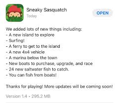 New Sasquatch Update Available For Download Applearcade