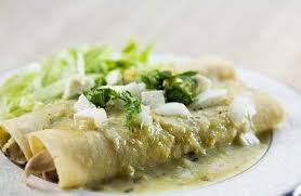 Chicken Enchiladas Verdes Recipe Simplyrecipes Com Enchiladas Verdes Recipe Mexican Food Recipes Chicken Enchiladas Verde