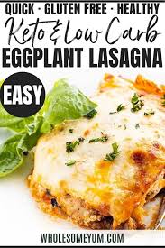 Easy Keto Eggplant Lasagna Recipe In 2020 Lasagna Recipe Easy Lasagna Vegetarian Recipes