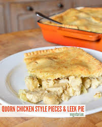 Quorn Chicken Style Pieces And Leek Pie Vegetarian Quorn Recipes Quorn Chicken Quorn
