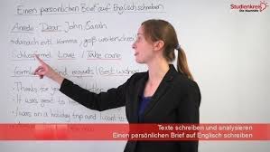 Ein wenig leichtigkeit kann einen liebesbrief von einer öden sache zu etwas machen, das man gerne liest. Einen Personlichen Brief Auf Englisch Schreiben Hinweise Und Tipps