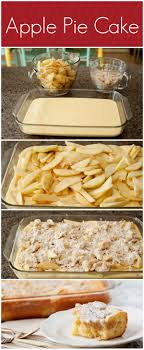 Apple Pie Cake Recipe Fruity Desserts Food Cooking Recipes