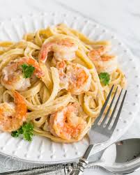 Creamy Shrimp Alfredo Pasta Recipe Pasta Recipes Alfredo Recipes Cooking Recipes