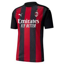 Ac milan men's away stadium jersey. Ac Milan 20 21 Home Jersey My Lucky Jersey