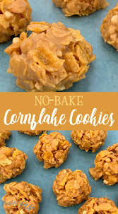No Bake Cornflake Cookies Cornflake Cookies Peanut Butter Cornflake Cookies Easy No Bake Desserts