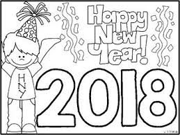 Freebie Happy New Year Coloring Sheet New Year Coloring Pages Winter Kindergarten January Kindergarten