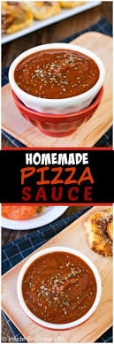 Homemade Pizza Sauce This Easy Tomato Sauce Comes Together In Minutes And Is Full Of Flavor Great Pizza Sauce Homemade Easy Homemade Pizza Easy Tomato Sauce