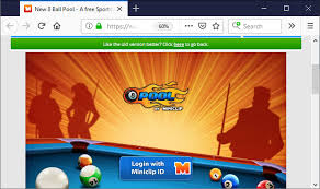 Clear your cache and you should now be able to play 8 ball pool multiplayer again without any problems! Firefox Page 2 Windows 10 Forums