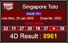 Result Singapore 20 Januari 2020 Pengikut Poker Pelayan
