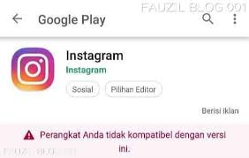 Mengatasi Hp Xiaomi Tidak Bisa Download Aplikasi Instagram Di Playstore Fauzil Blog 001