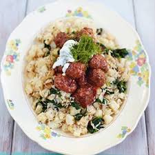 Jamie Oliver15 Minute Swedish Meatballs Celeriac Spinach Rice 15 Min Meals Jamie S 15 Minute Meals Jamie Oliver Recipes
