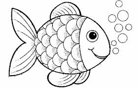 Fish Coloring Pages For Preschool Preschool And Kindergarten Rainbow Fish Coloring Page Fish Coloring Page Fish Cartoon Drawing