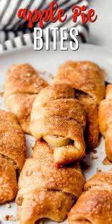 Mini Apple Pie Bites Are The Perfect Summer And Fall Treat Sweet And Delicious And Made With Crescent Rolls And Fresh Pie Bites Easy Apple Pie Mini Apple Pies