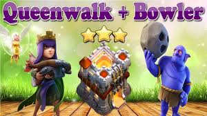 Queen Walk Bowler Perfect Combination Th11 War Attack Strategy Clash Of Clans 58 Clashofclans Clash Of Clans Clan Character
