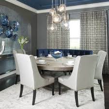 Teal And Silver Dining Design Ideas Pictures Remodel And Decor Dining Room Blue Elegant Dining Room Dining Room Contemporary