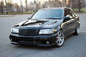 Nice W202 With 18 Wheels Painted Grille And Projector Headlights Mercedes Benz C220 Benz Mercedes Benz