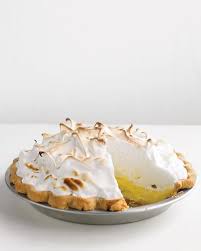 Martha S Lemon Meringue Pie Recipe Recipe Meringue Pie Recipes Martha Stewart Recipes Lemon Meringue Pie