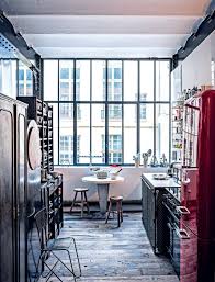 Une Cuisine Industrielle Esprit Recup Stylish Apartment Interior Design Kitchen Interior Architecture Design