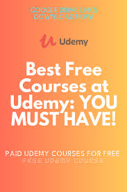 Best Free Udemy Courses 2020 You Must Have Udemy Courses Free Courses Udemy