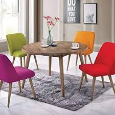 Homeroots Benjara Benzara Bm166196 Multi Colored Wooden Dining Chair Set Of Four Multicolor Col In 2020 Wooden Side Chairs Colorful Dining Room Chairs Dining Chairs